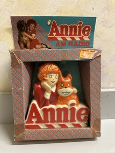 Vintage Little Orphan Annie AM Radio Solid State 1981 With Box Unopened - Picture 1 of 7