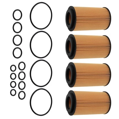 4x Kit de filtro de aceite de motor para Mercedes-Benz SL R129 2000-2001 HU718/5X 61226 Foto 1 de 4