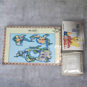 Final Fantasy 1 2 Box and Maps Only Square Nintendo Famicom FC No Game Japan