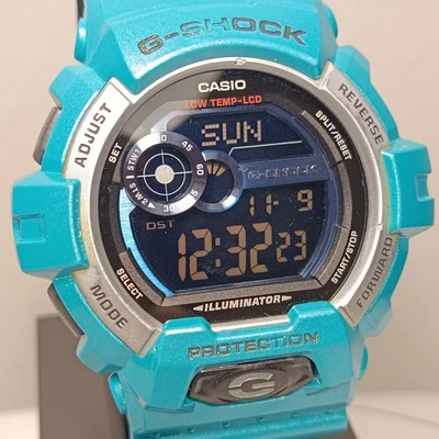 Casio G-Shock GLS-8900 Reloj Hombre 53mm Digital Azul Metálico G-Lide Batería Nueva  Foto 1 de 4