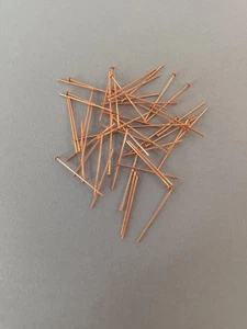 Envolvedora de alambre de 1" ~ 22 g cabeza plana de cobre. Hecho en USA. - Imagen 1 de 5