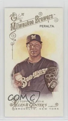 2014 Topps Allen & Ginter's Glossy Mini 1/1 Wily Peralta #336 - Image 1 of 3
