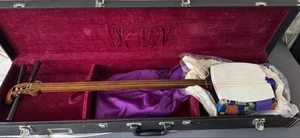 Jiuta Chuzao Shamisen Japanese Traditional Musical Instrument with Case Set - Picture 1 of 3