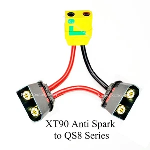 RCP-QS8 XT90 Anti Spark to QS8 Series Harness 10 awg - Picture 1 of 14