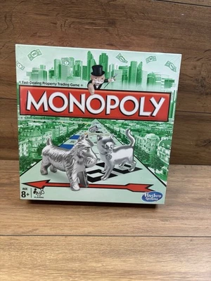 Monopoly Classic Board Game Hasbro 2015 UK WITH CAT EDITION BRAND NEW SEALED s30 - Image 1 of 3