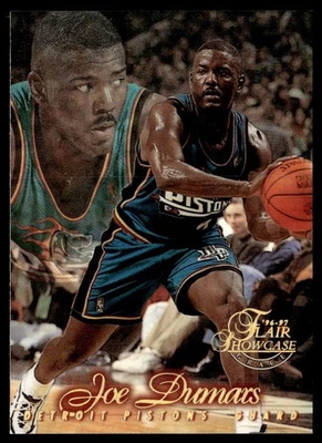 1996-97 Flair Showcase Joe Dumars Detroit Pistons #65 - Image 1 of 2