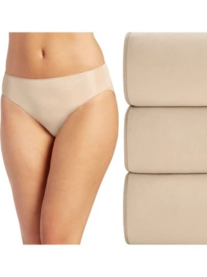 Jockey Women's Bikini Underwear, Nude Seamless Nylon, Size 7 - Image 1 of 4