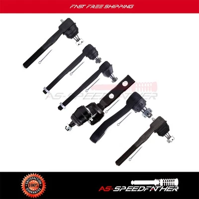 6 Pcs For 1998-2002 Lincoln Navigator Front Tie Rod End Idler Arm Pitman Arm Foto 1 de 4
