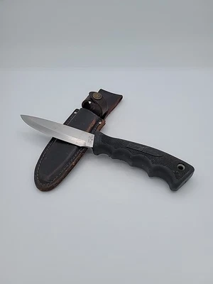 WESTERN COLEMAN U.S.A.  "1987" #R16 FIXED BLADE HUNTING / BIRD KNIFE & SHEATH! - Image 1 of 4
