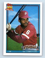 1991 Topps Sil Campusano Philadelphia Phillies #618