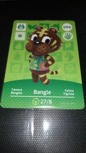 Carte Amiibo Animal Crossing serie 1 056 56 Bangle Tamara versione EU - Foto 1 di 1