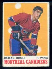 1970-71 OPC O PEE CHEE #174 REJEAN HOULE VG-EX ROOKIE MONTREAL CANADIENS RC Card