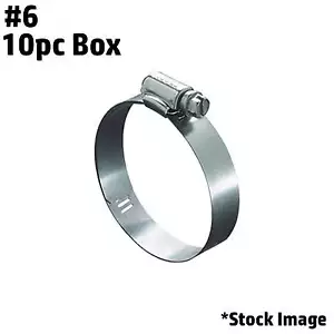 Ideal 65E / Flexfab 2582 Lined Worm Gear Clamps Size #6 13-22mm 1/2" - 7/8" - Foto 1 di 1