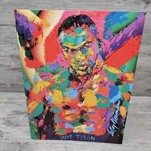 MIKE TYSON VS ORLIN NORRIS Oct 1999 On Site Boxing Program Neiman Artist "RARE" - Picture 1 of 4