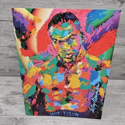 MIKE TYSON VS ORLIN NORRIS  Oct 1999 On Site Boxing Program Neiman Artist "RARE" - Image 1 of 4