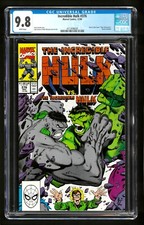 Incredible Hulk #376 CGC 9.8 WHITE Marvel 1990 Key 1st Agamemnon appearance