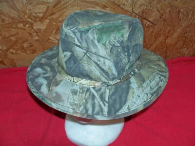 Mens Medium Advantage Timber Camo Fedora Hat US Realtree Camouflage Deer Hunting - Image 1 of 3