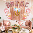 Bachelorette Party Decoration Kit Rose Gold Bridal Shower Party Balloons Ring