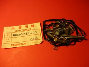 NOS OEM NEW ORIGINAL HONDA 1989 CR125 CARBURETOR PARTS KIT 16020-KZ4-000 - Picture 1 of 2