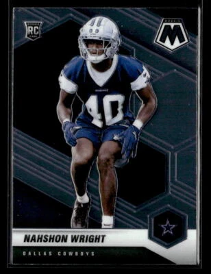 Nahshon Wright 2021 Panini Mosaic #349 Rookie Dallas Cowboys - Image 1 of 2