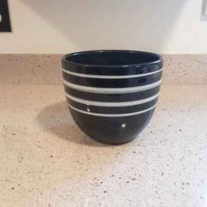 Rosenthal Netter Planter / Vase / Bowl 5.5" Striped Mid Century MCM Italy - Picture 1 of 8