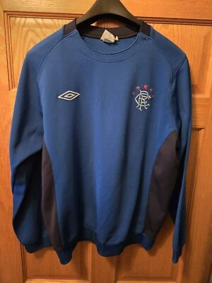 Glasgow Rangers Football Shirt Long Sleeve Umbro Pullover XL Vintage - Image 1 of 4