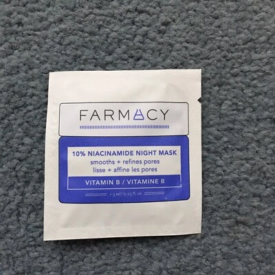 Farmacy 10% Niacinamide Night Mask Vitamin B 1.5ml Sample - Image 1 of 4