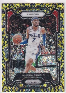 2023-24 Panini Prizm NBA No. 291 Jalen McDaniels Gold Snakeskin Case Hit SSP - Picture 1 of 2