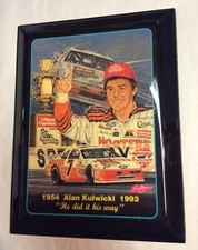 VTG Alan Kulwicki 1954-1993 Tribute Plaque "He Did It His Way" By, Sam Bass