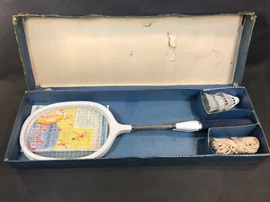 Ancien jeu de badminton Gégé jouet vintage années 1950-60 déco brocante kitsch - Picture 1 of 7