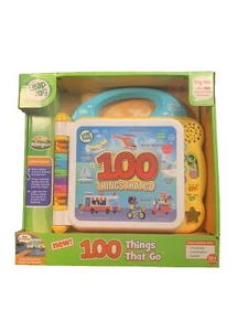 Leapfrog 100 Things That Go Learning Educational Book Toy English Or Spanish NEW - Picture 1 of 7