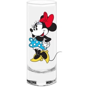 NEW Disney It's Minnie Shot Glass  Blue Base Collectors Glass  - Picture 1 of 1