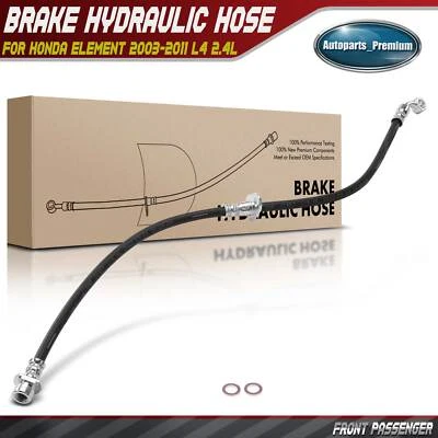 Manguera hidráulica de freno delantero derecho para Honda Element 2003 2004 2005-2011 L4 2,4 L Foto 1 de 4