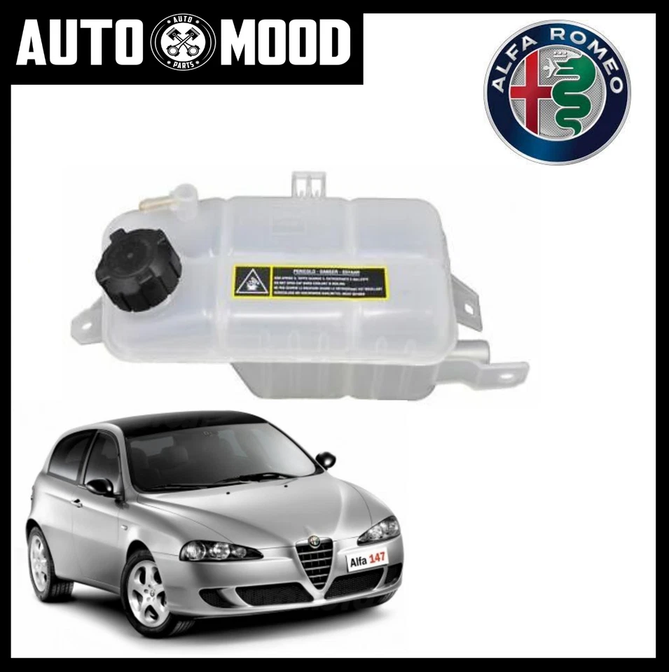 VASCHETTA SERBATOIO ACQUA RADIATORE LIQUIDO REFRIGERANTE ALFA 147 156 CON TAPPO - Immagine 1 di 1