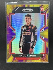 2022 Prizm Racing SAMMY SMITH #4 Purple Yellow Hyper Prizm Rookie RC SP NASCAR - Picture 1 of 2