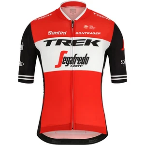 Camiseta Corta de Ciclismo Bib Bicicleta Motocross MTB Camisa Equipo Paseo Rojo Desgaste Top - Imagen 1 de 4