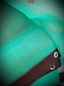 10'X16' Green Heavy Duty Mesh Tarp Net Sail Sun Shade Awning and Fence ScreenUSA - Picture 1 of 3