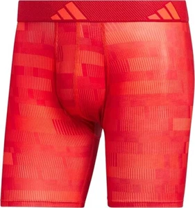 Adidas Performance Boxer Briefs Quick Dry Fabric Men's L (36-38) Red Orange Line - Picture 1 of 6