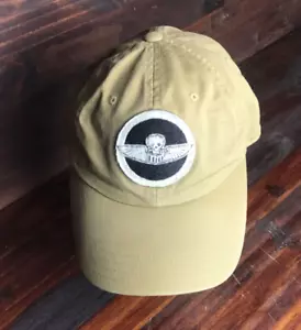 Vintage Rare Polo Ralph Lauren Hat Cap Snapback Cotton Skull And Wings - Picture 1 of 7