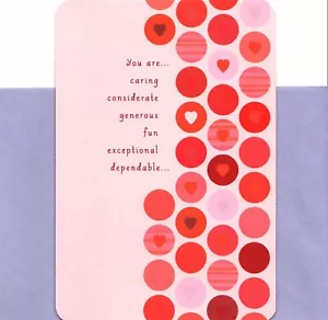 Happy Valentine's Day You Are Amazing Candy Hearts Theme Hallmark Greeting Card - Picture 1 of 3