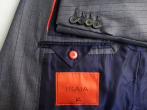 Isaia Blazer 54R/44R Super130 Great Condition Suit Jacket Italy Napoli - Picture 1 of 7