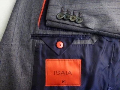 Isaia Blazer 54R/44R Super130 Great Condition Suit Jacket Italy Napoli - Image 1 of 4