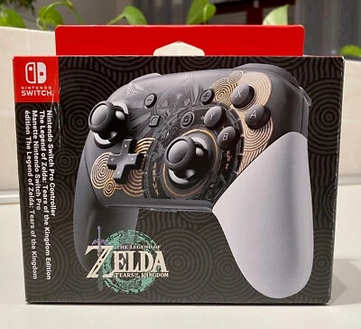 ZELDA TEARS OF THE KINGDOM - NINTENDO SWITCH PRO CONTROLLER LIMITED EDITION - Immagine 1 di 4