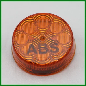 Maxxima ABS 2-1/2" Round Clearance Side Marker light 8 LED Amber Lens - Imagen 1 de 3
