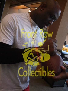 Justin Houston Signed NFL Football w/ Exact PROOF Kansas City Chiefs Autographed - Picture 1 of 2