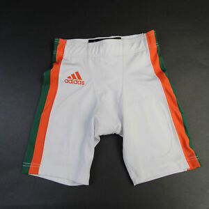 adidas Practice Shorts Men's M L XL 2XL White Green Orange Football Sport Used