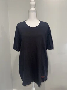 NWOT True Religion Short Sleeve Casual Basic Blank T-Shirt Black Men's Size XL - Picture 1 of 3