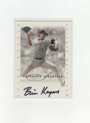 1996 Leaf Signature Extended Autograph Series Brian Keyser Chicago White Sox's - Image 1 of 2