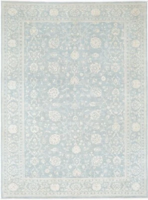 Blue Hand knotted Farahan rug 9'1"X12'4" - Image 1 of 4