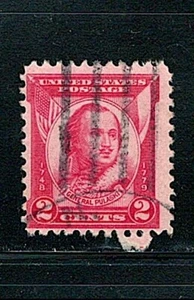US Year of 1931 General Casmir Pulaski Single Stamp Scott# 690 (Used), - Picture 1 of 2